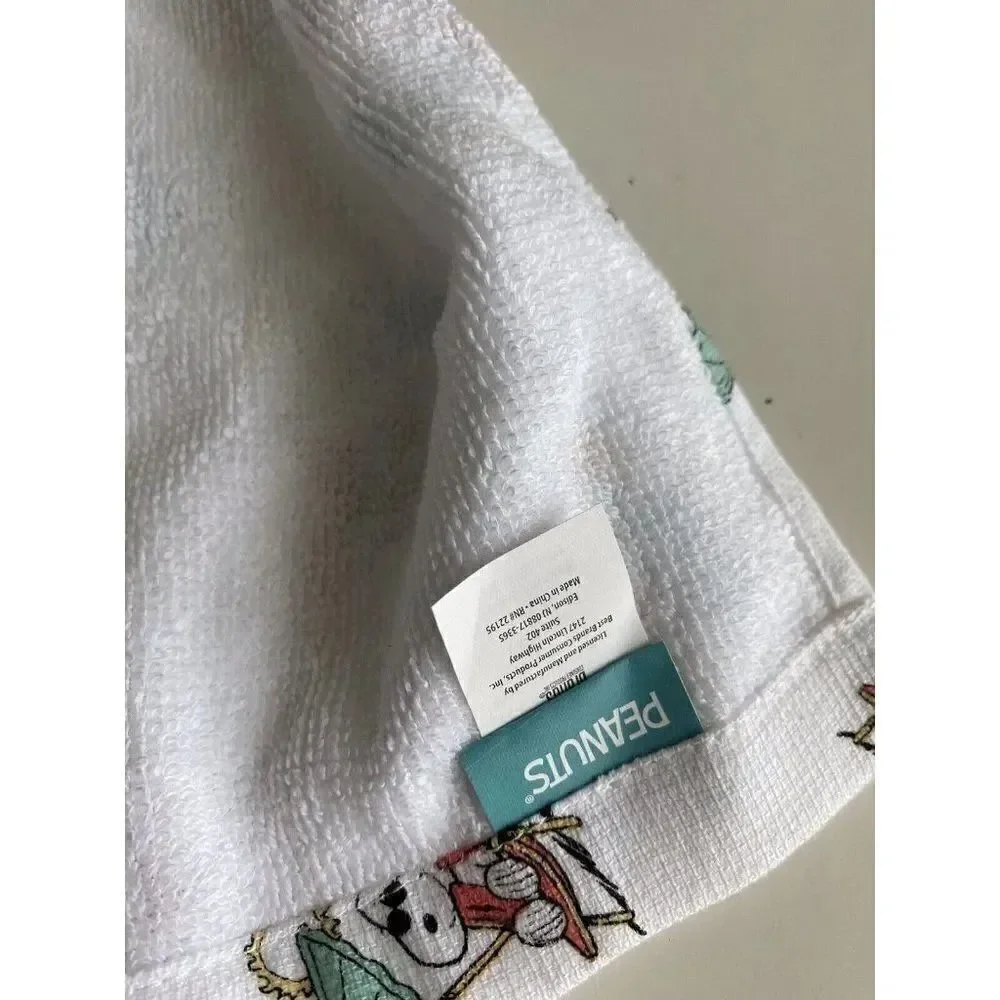Peanuts Snoopy At The Beach‎ Summer Hanging Kitchen Towel NEW
